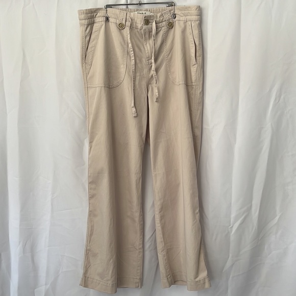 Torrid IVORY DRAWSTRING WIDE LEG PANT Size 12 - Picture 6 of 9